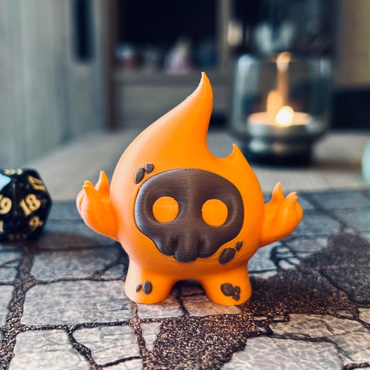 Fire Elemental (or Flaming Skull)