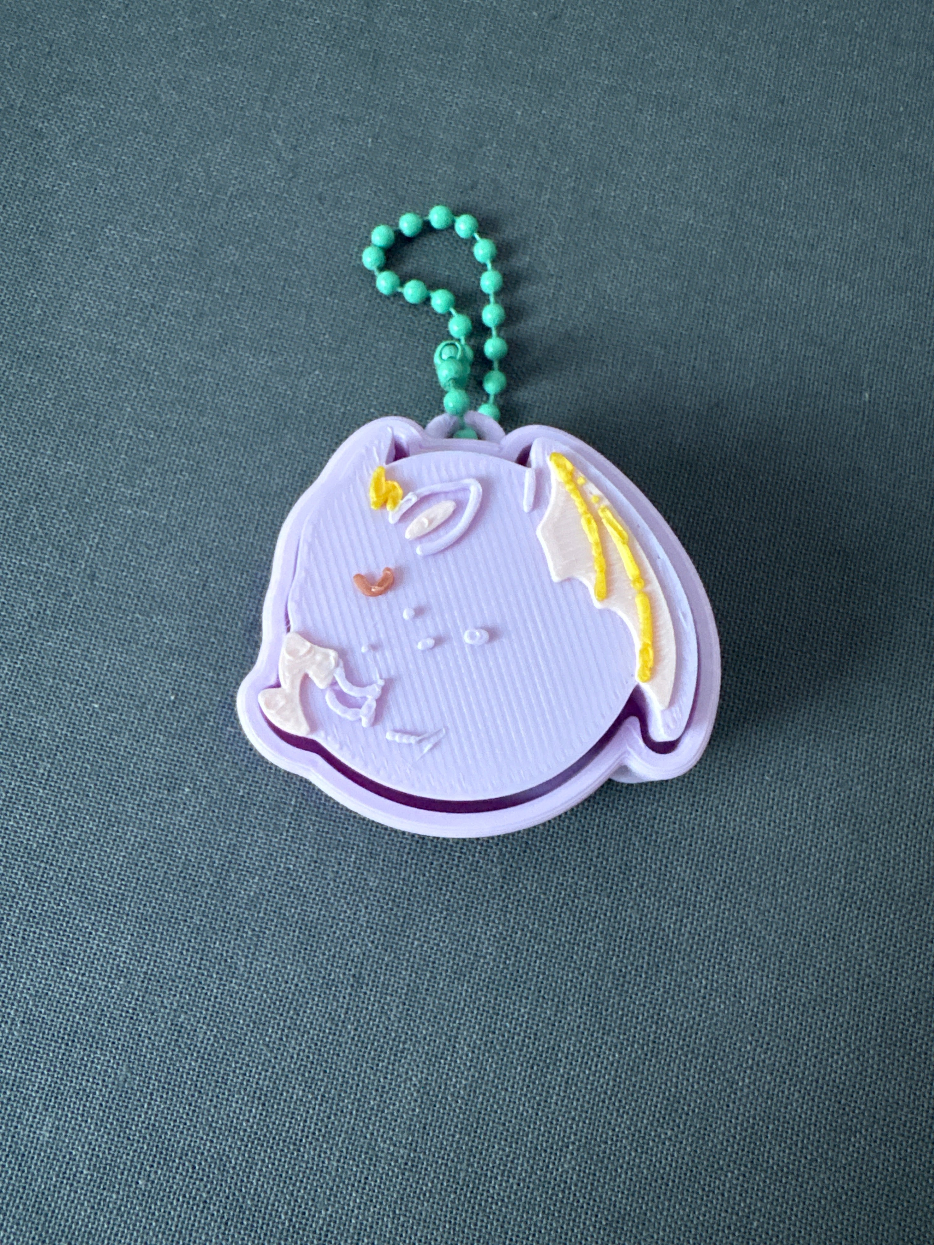 Clicker dragão lilás