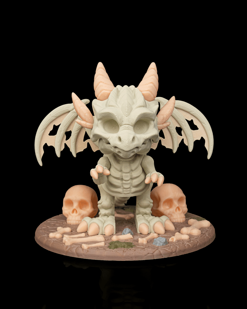Diorama Dragão Esqueleto