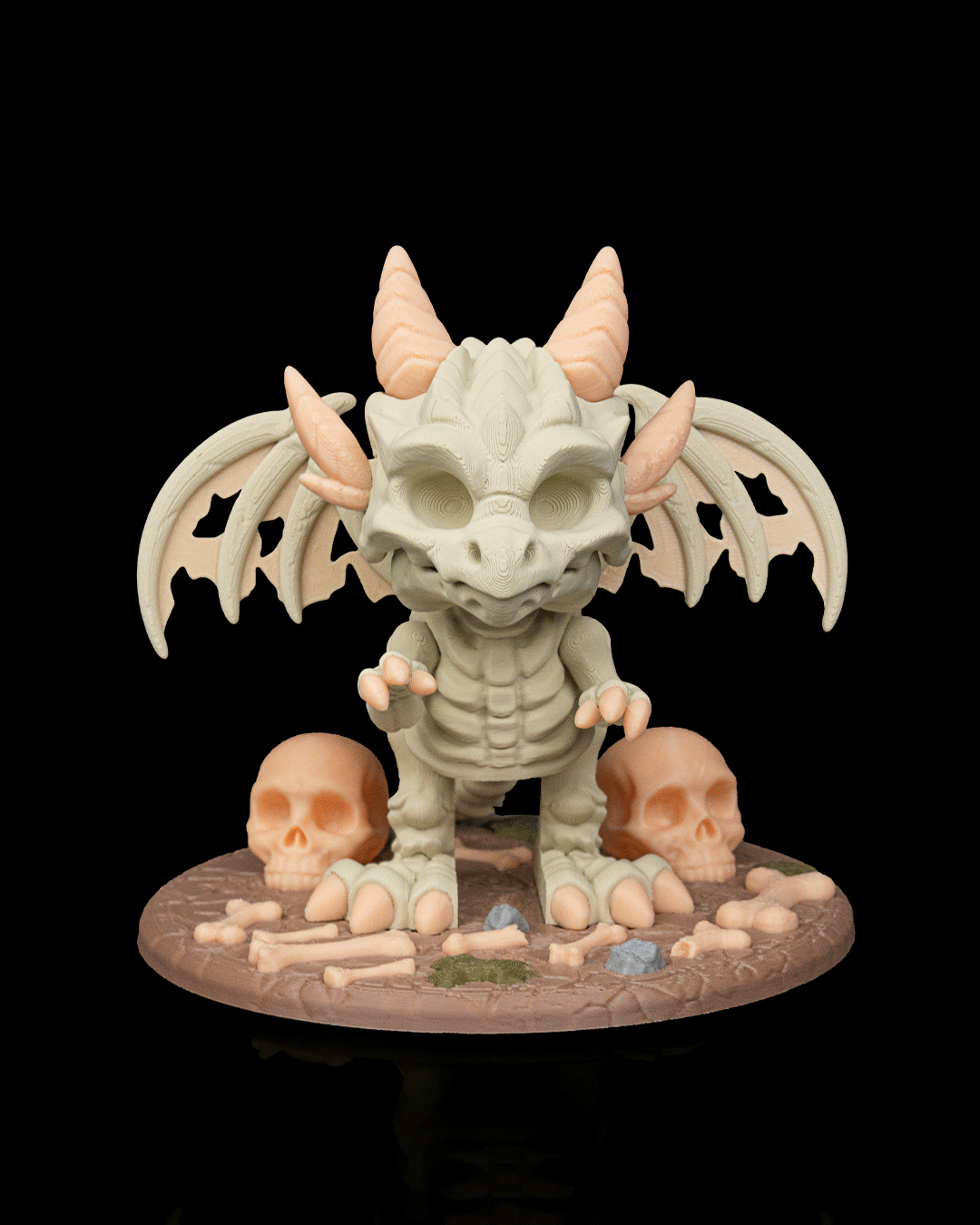 Diorama Dragão Esqueleto