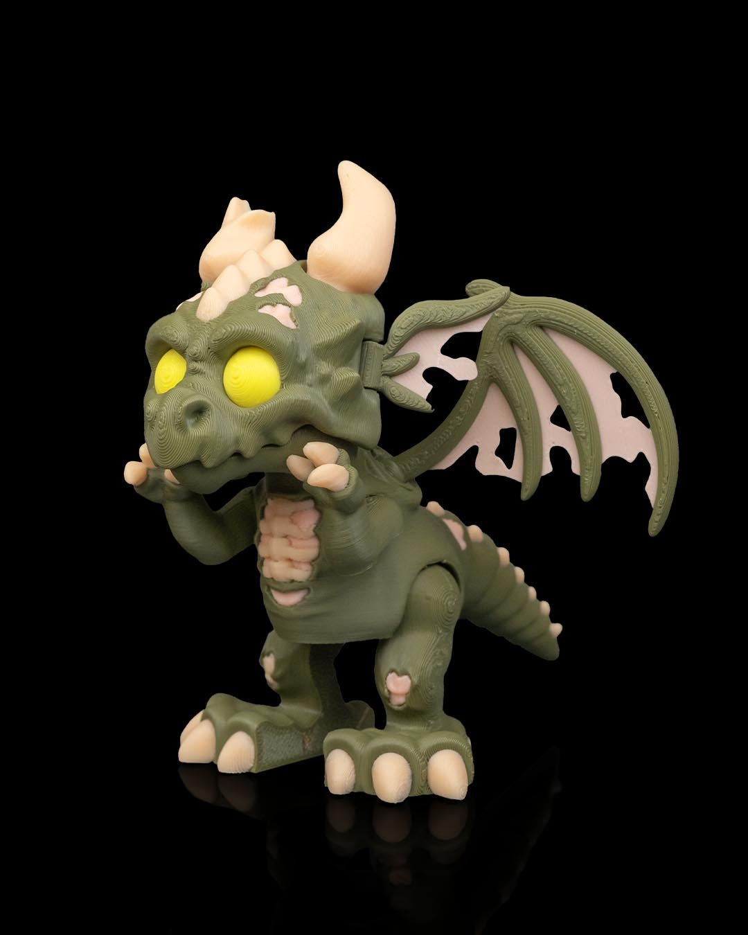 Diorama Dragão Zombie
