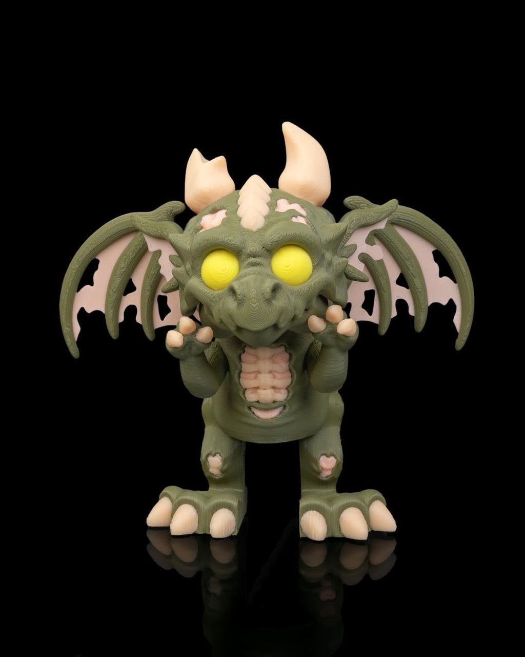 Diorama Dragão Zombie