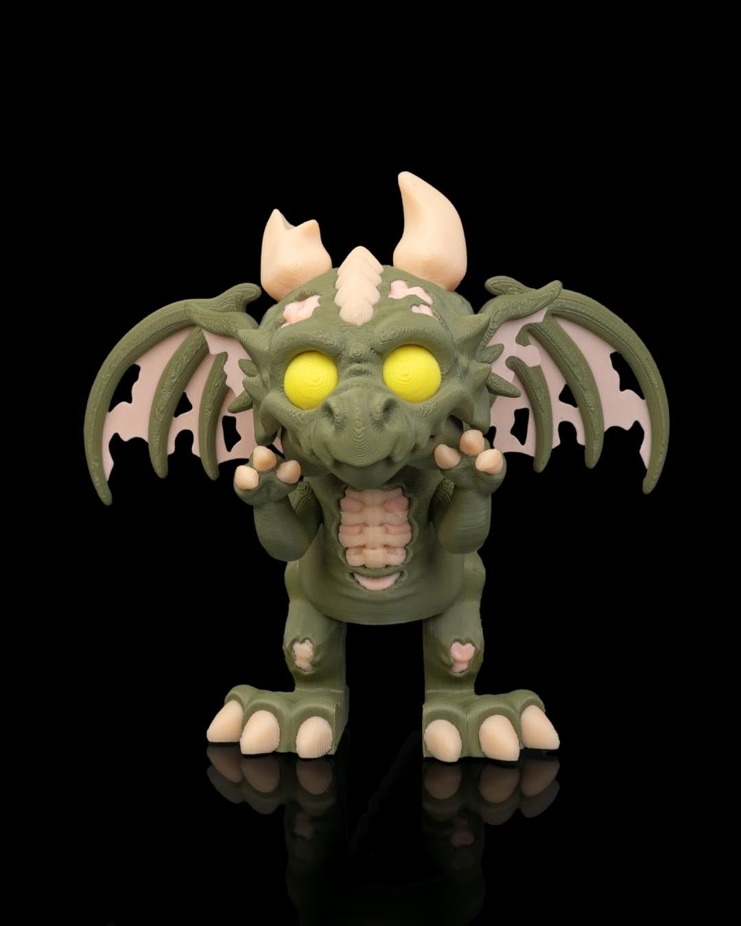 Diorama Dragão Zombie